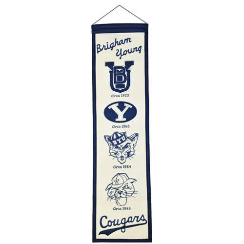 Brigham Young BYU Cougars Heritage Banner