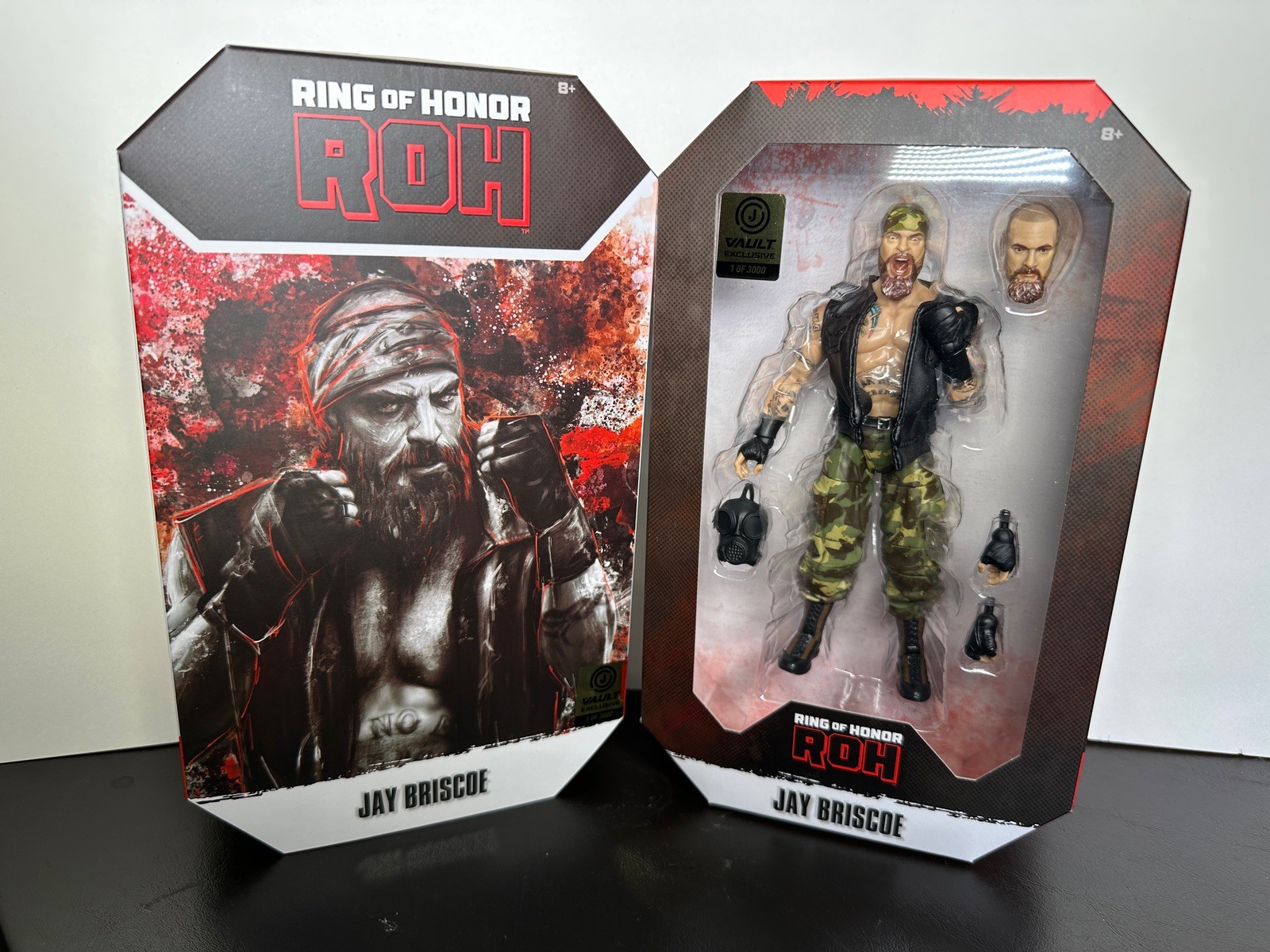 Jay Briscoe ROH AEW Action Figure Vault Exclusive 1 of 3000 BRAND NEW Jay Briscoe ROH AEW Action Figure Vault Exclusive 1 of 3000 BRAND NEW