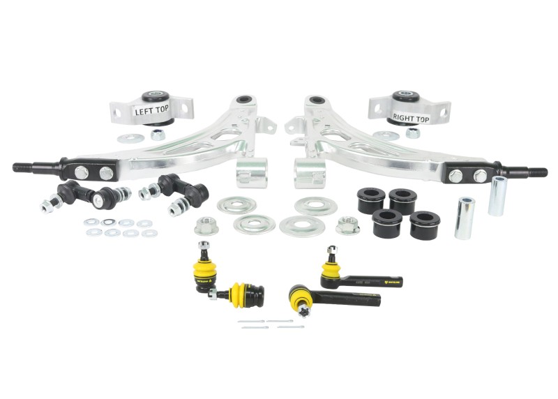 Whiteline KTA290 Alloy Front Lower Control Arms +0.5° Caster for 1993-07 Subaru
