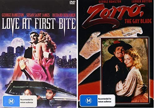 Zorro The Gay Blade & Love at First Bite George Hamilton 2 DVD Set NEW 