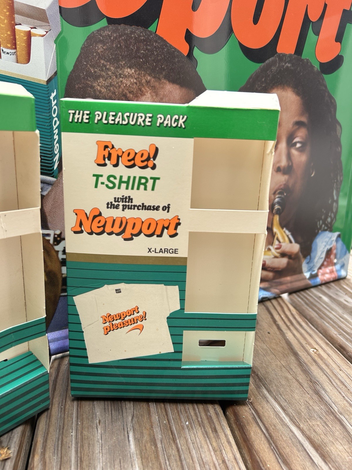 DEAD STOCK 90s VINTAGE TEE NEWPORT CIGARETTE SINGLE STITCH T SHIRT XL