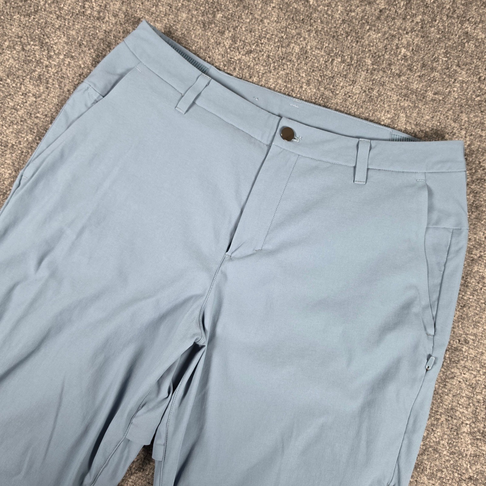 Lululemon Comission Classic Tapered Golf Pant Mens 34 Blue Performance LM5AS8S
