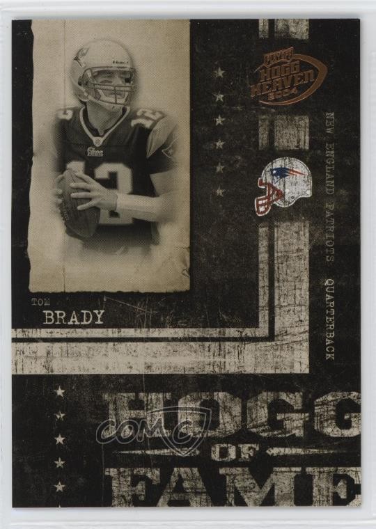 2004 Playoff Hogg Heaven Hogg of Fame Tom Brady #HF-24 0q4