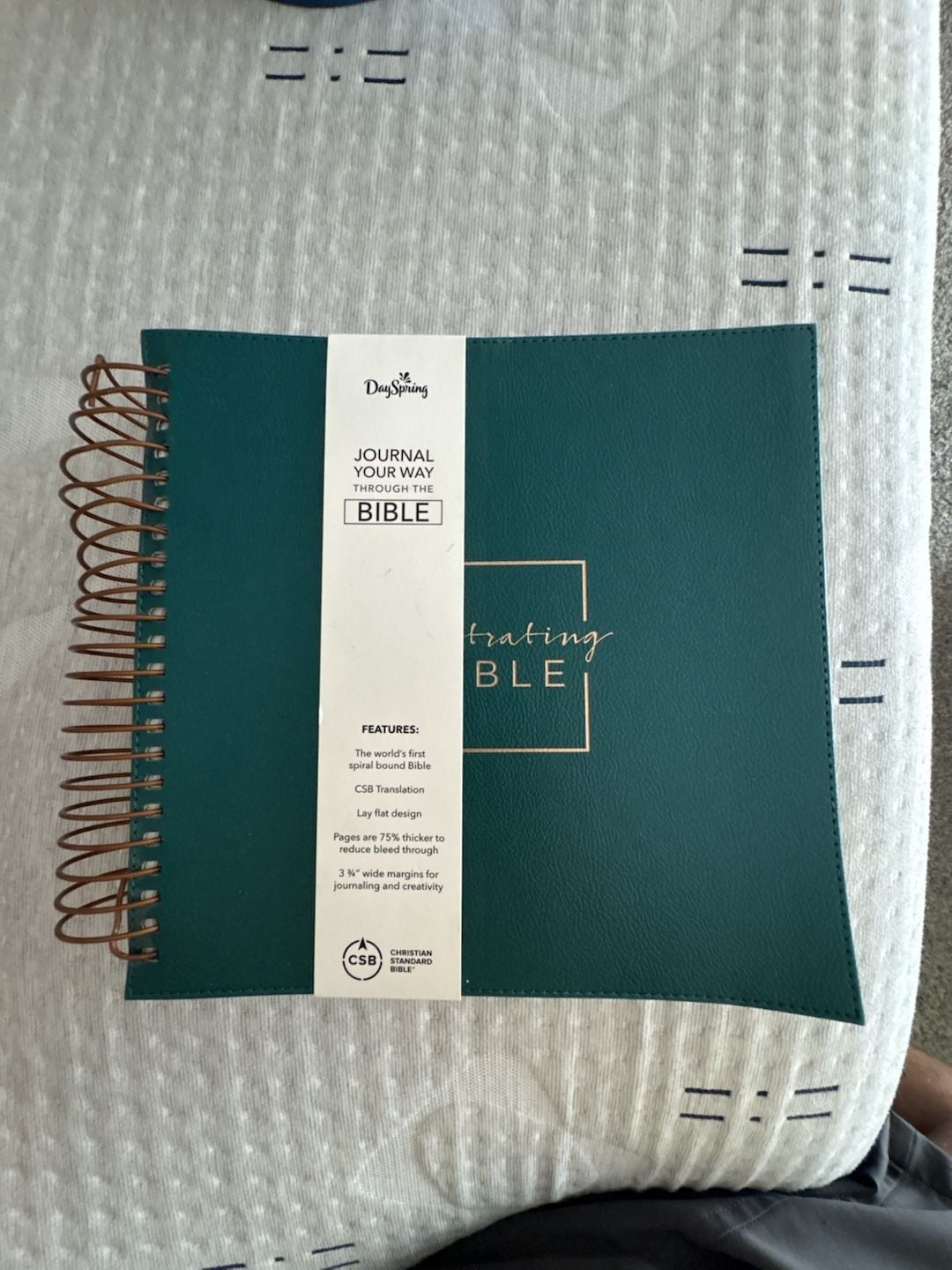 DaySpring CSB Illustrating Bible Faux Leather Spiral-Bound Journal DaySpring CSB Illustrating Bible Faux Leather Spiral-Bound Journal