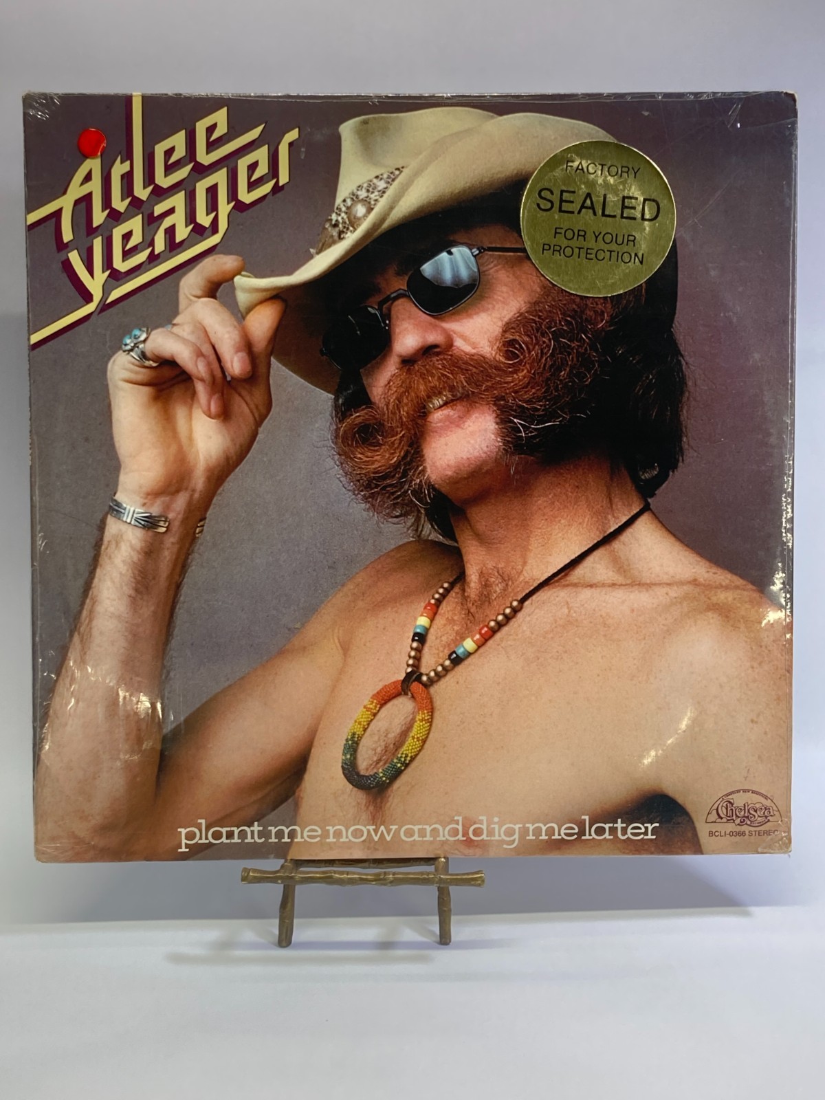 Atlee Yeager Plant Me Now And Dig Me Later Vinyl LP 1973 Record Sealed BCL1-0366