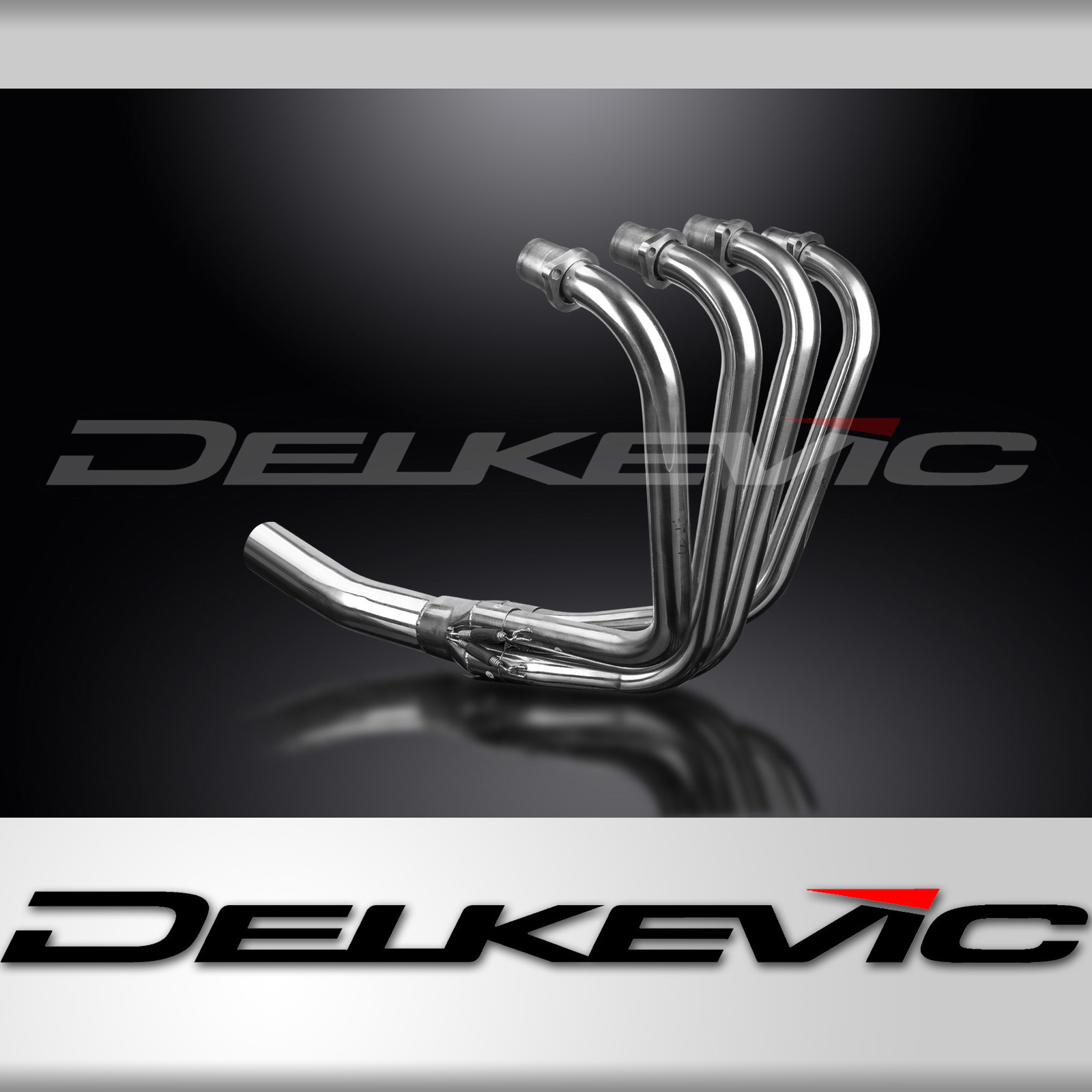 Kawasaki KZ650 B C CSR SR 76-83 Delkevic Stainless 4-1 Exhaust Headers Downpipes