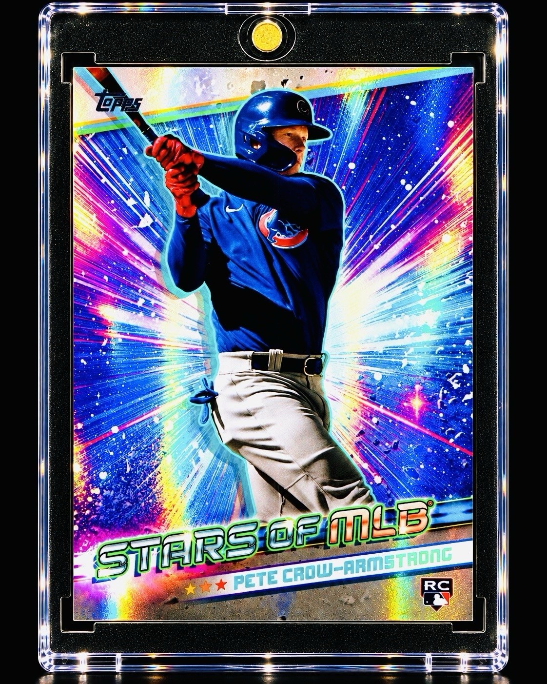 Pete Crow-Armstrong 2024 Topps Refractor RC SP Rookie Card Cubs PCA 2026 MVP Pete Crow-Armstrong 2024 Topps Refractor RC SP Rookie Card Cubs PCA 2026 MVP