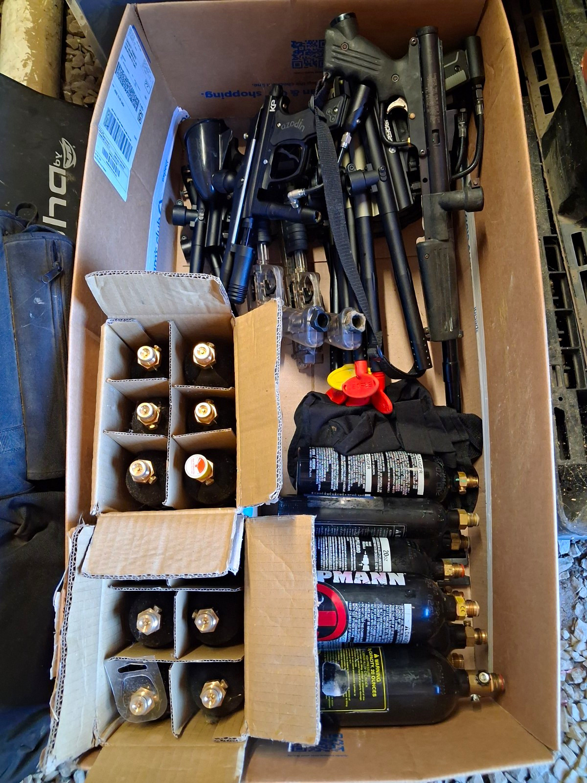 Paintball Marker And Gear Lot LOCAL ONLY Spyder Tippmann JT Paintball Marker And Gear Lot LOCAL ONLY Spyder Tippmann JT