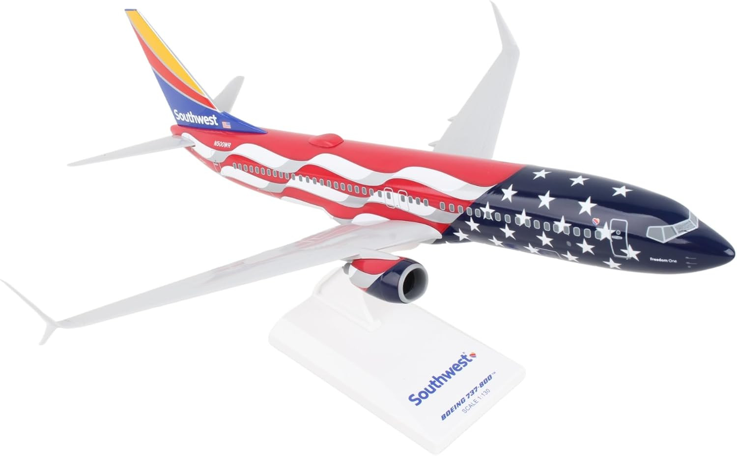 Daron Southwest Airlines 737-800 “Freedom One” 1/130 Scale Collectible Model Air