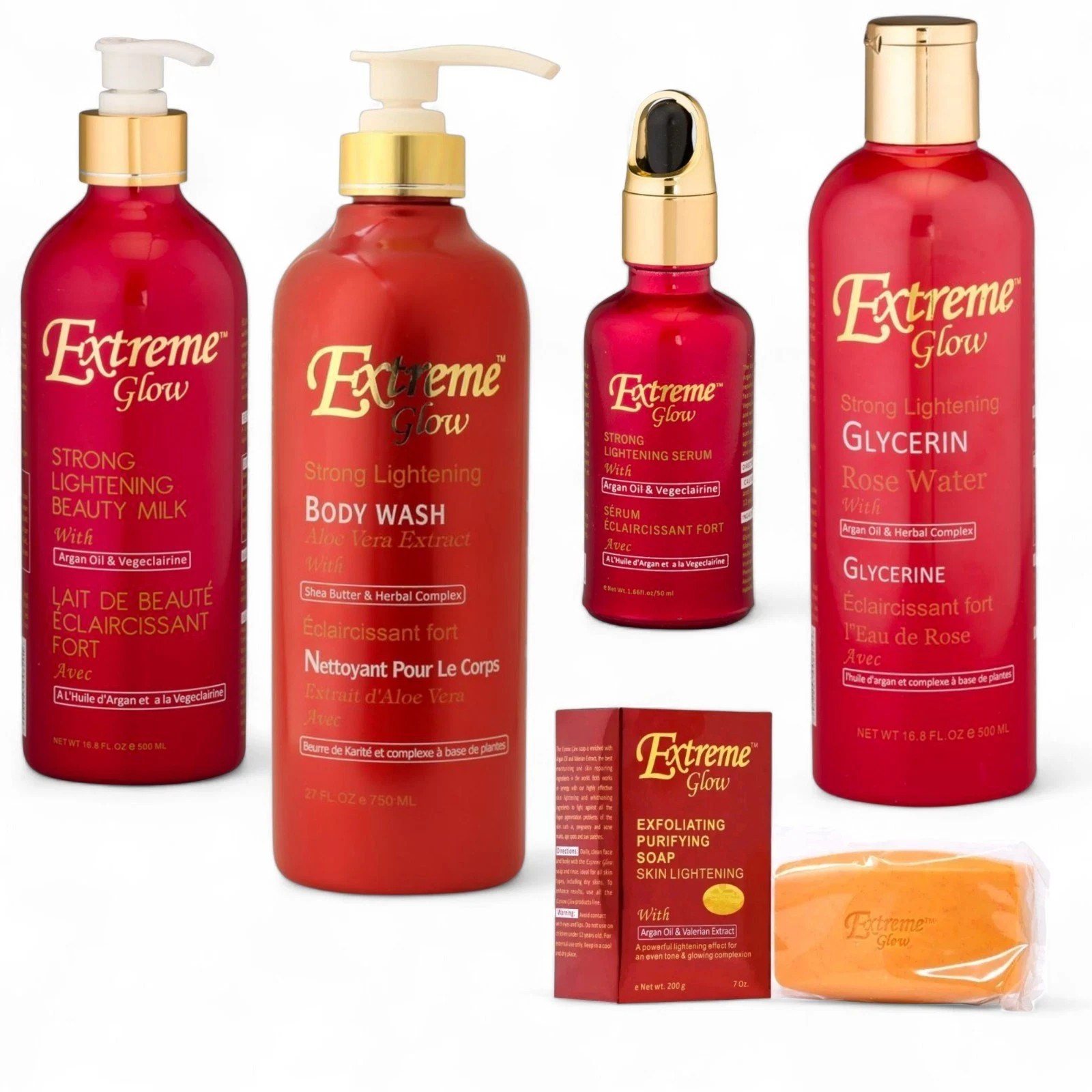 Extreme Glow Moisturizing Beauty Set with Argan Oil 5 SETS
