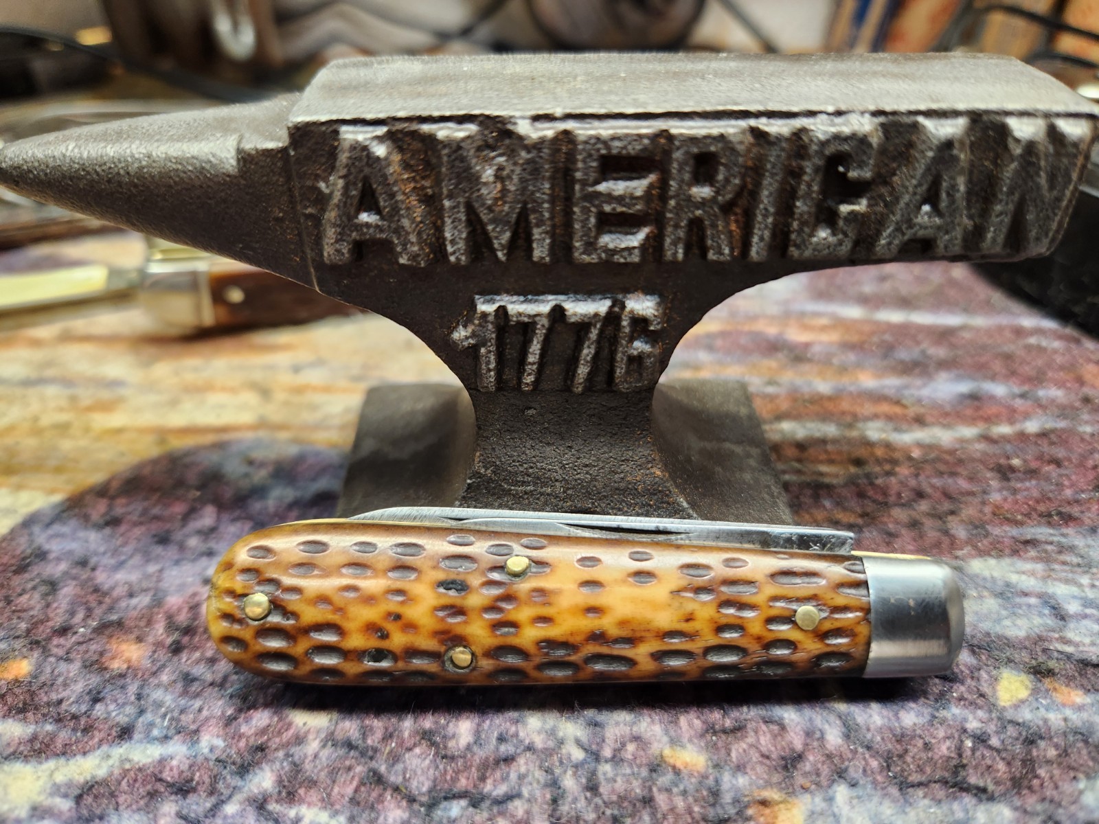 Vintage Schrade Cut Co. Walden,NY. Barehead Jack Knife circa 1917-1946