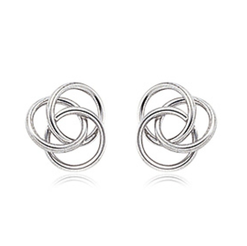 Carla - Nancy B Sterling Silver 925 Love Knot Stud Post Earrings NOS Carla - Nancy B Sterling Silver 925 Love Knot Stud Post Earrings NOS