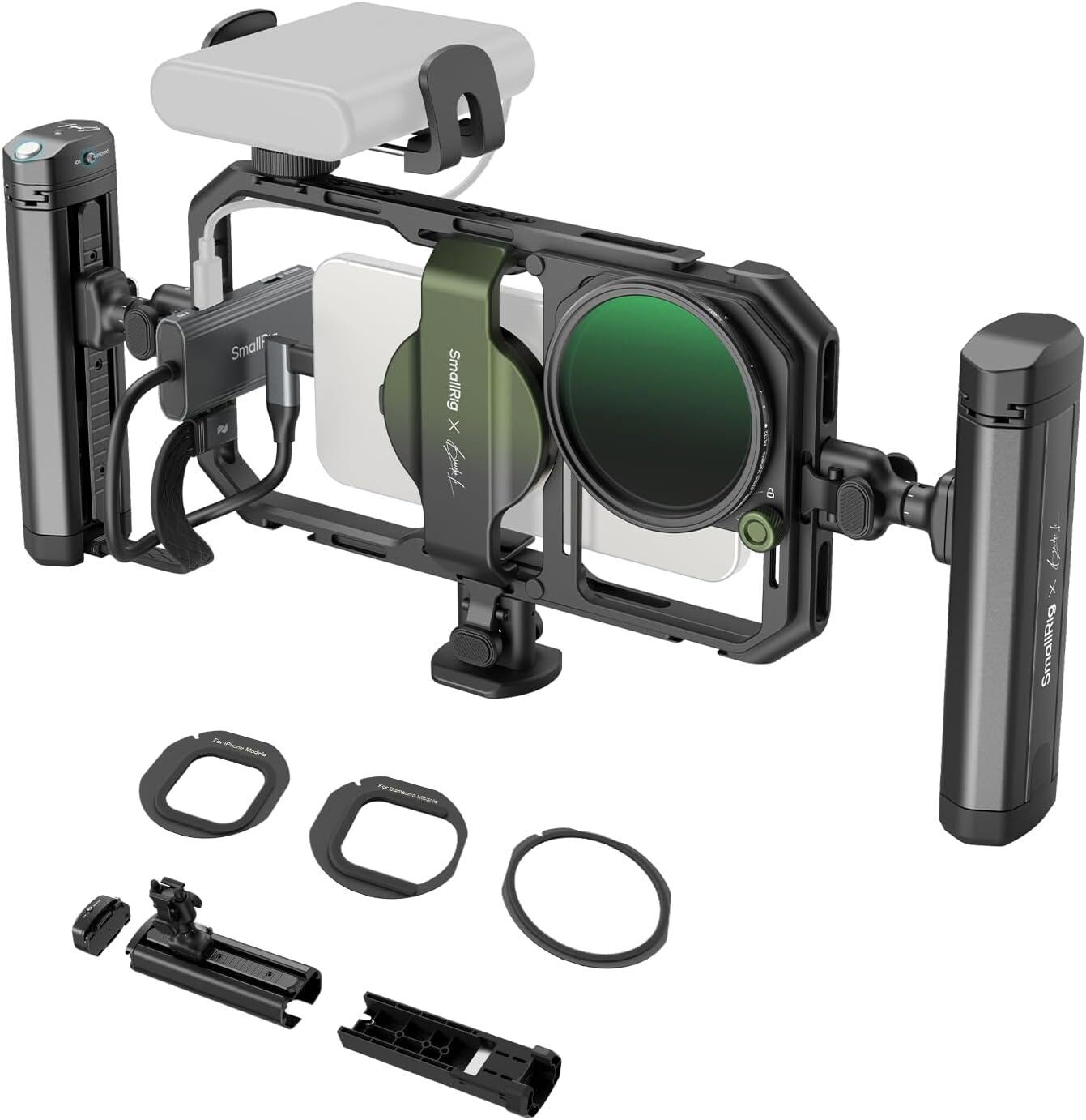 SmallRig All-In-One Mobile Video Kit,Phone Cage w/ Side Handle & Magnetic Filter SmallRig All-In-One Mobile Video Kit,Phone Cage w/ Side Handle & Magnetic Filter