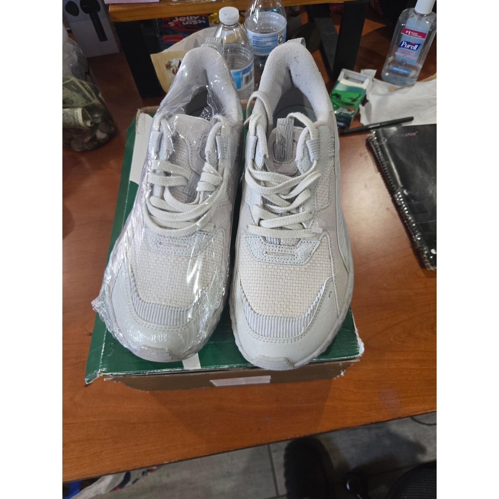 Puma RS-TRCK Tones Cool Light Gray Harbor Mist Sneakers 393578 01 Mens 10 Puma RS-TRCK Tones Cool Light Gray Harbor Mist Sneakers 393578 01 Mens 10