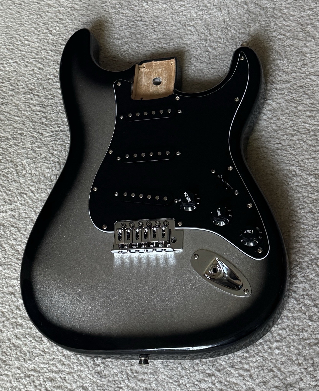 Rare Silverburst Starcaster by Fender® Stratocaster Loaded Body Full Thickness