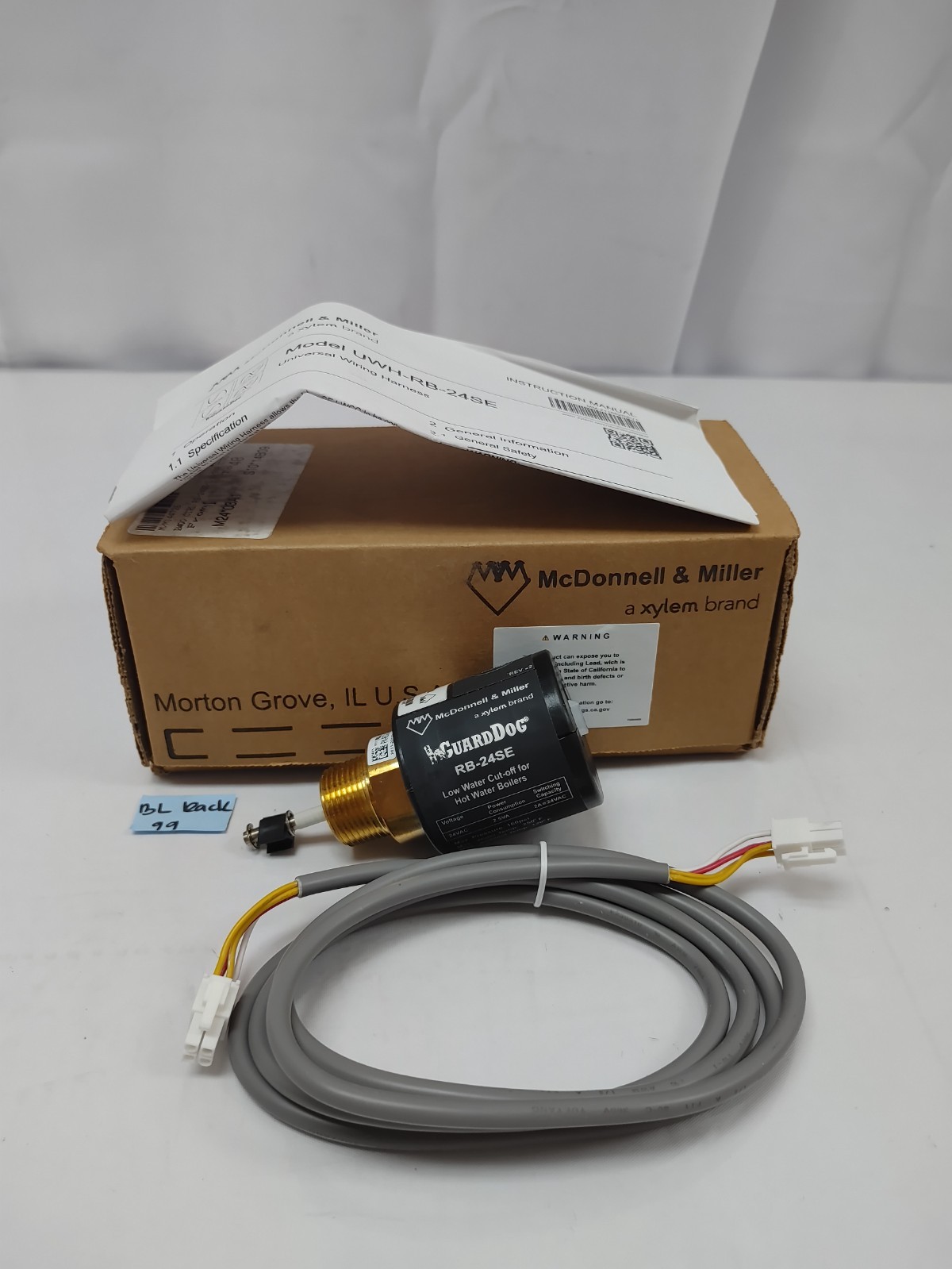 Xylem-McDonnell & Miller RB-24SE-L LWCO W/Burner Control Harness