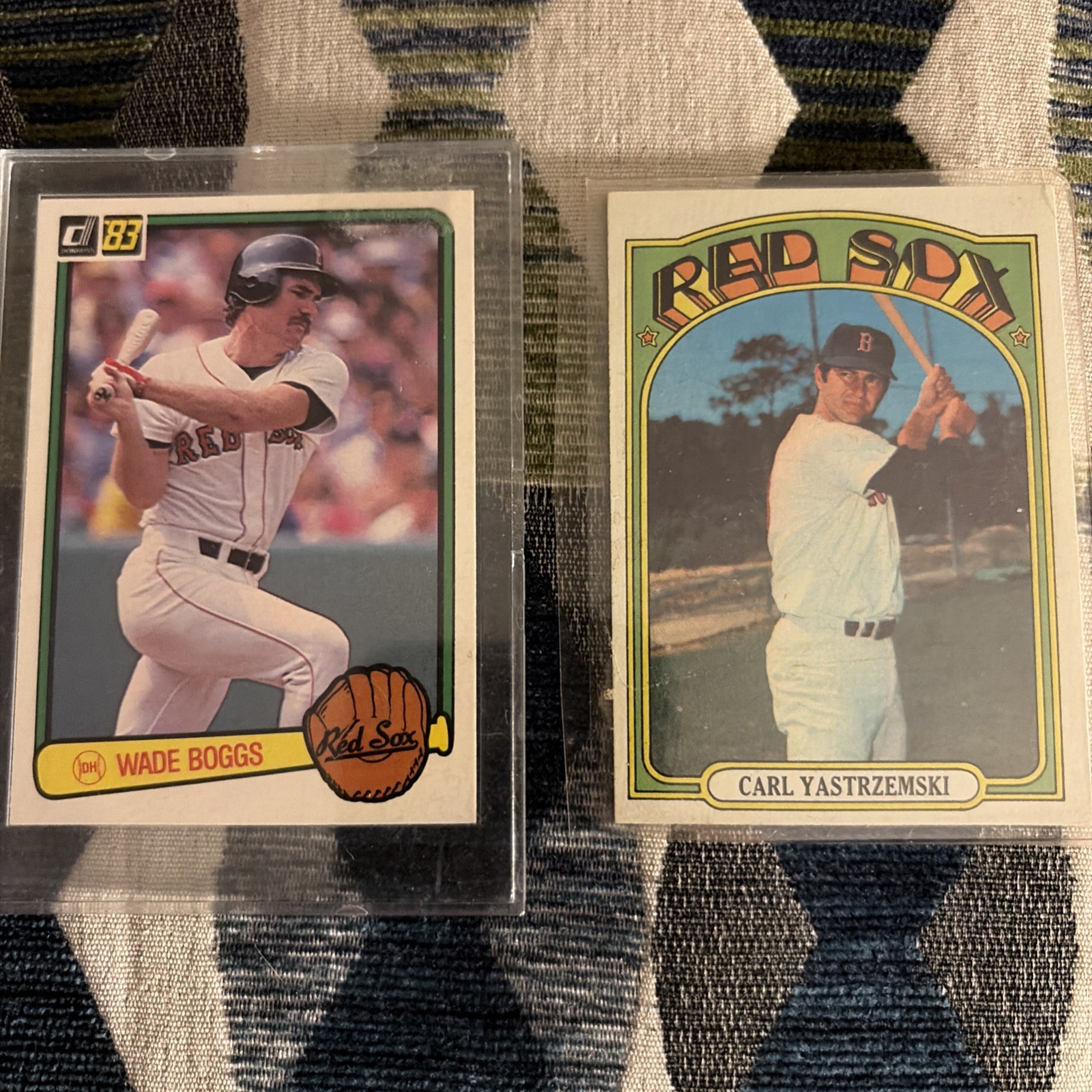 1983 Donruss Wade Boggs & 1973 Topps Carl Yastrzemski #33