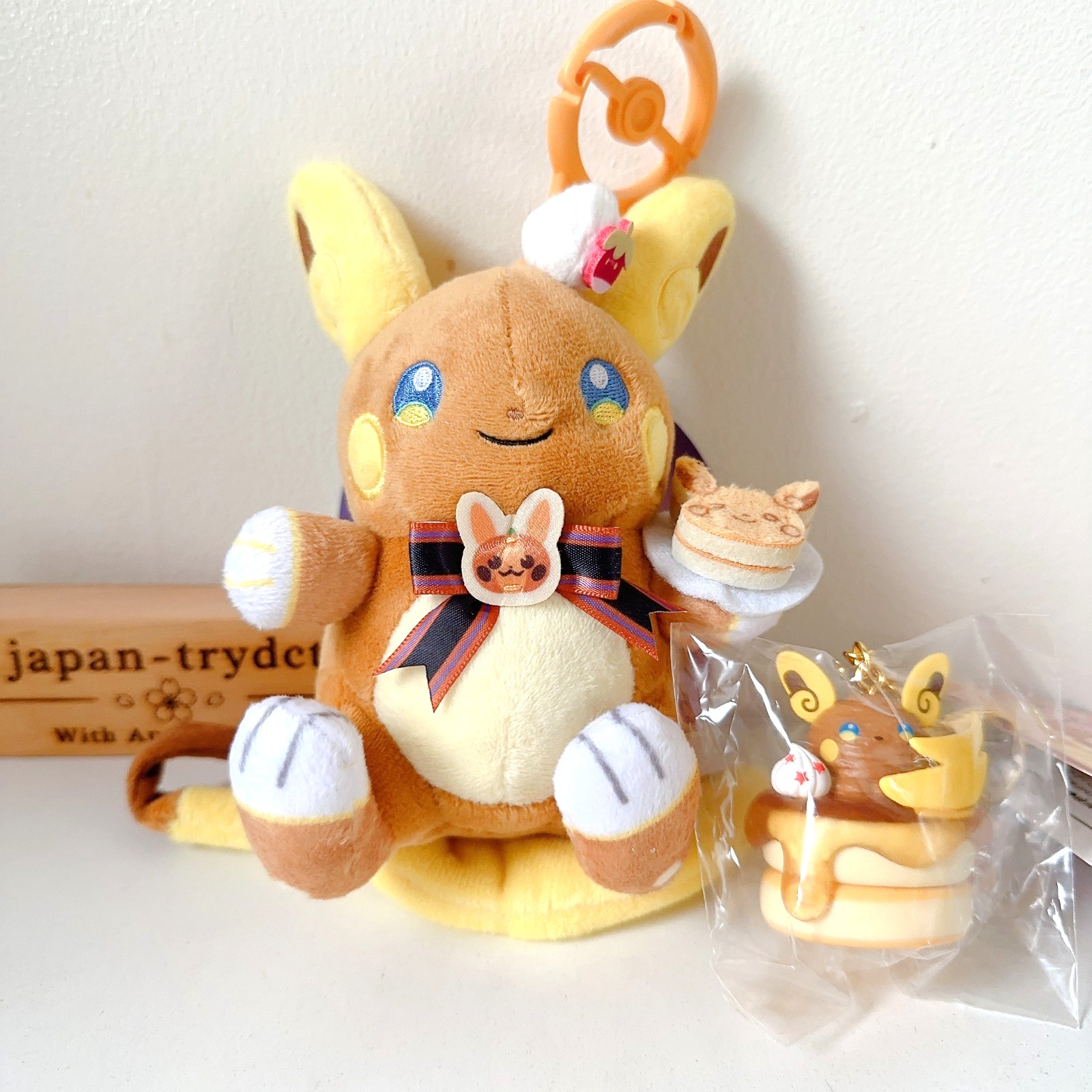 Pokémon Alolan Raichu Mascot Plush & Sweets Figure Keychain 2026 Hallowee