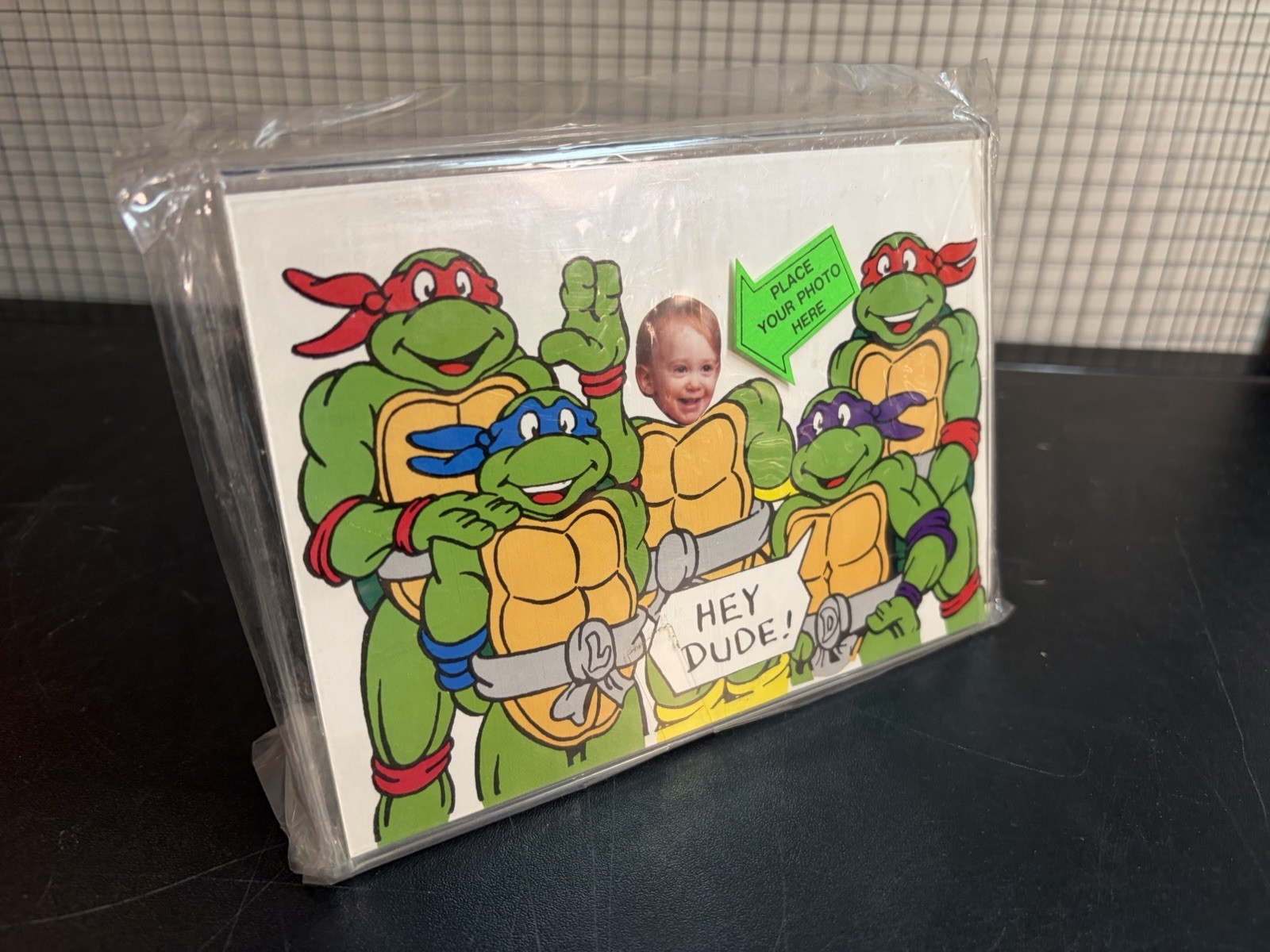 RARE Vintage 1990 TMNT 5x7 Photo Frame  International Silver Company NEW SEALED