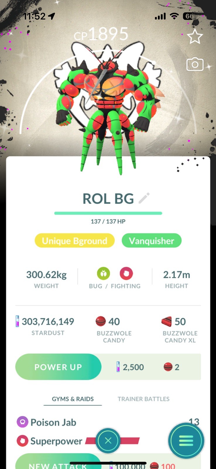 Shiny Buzzwole Road of Legends Go Fest Background✨️Pokémon Trade✨️ GO Shiny Buzzwole Road of Legends Go Fest Background✨️Pokémon Trade✨️ GO
