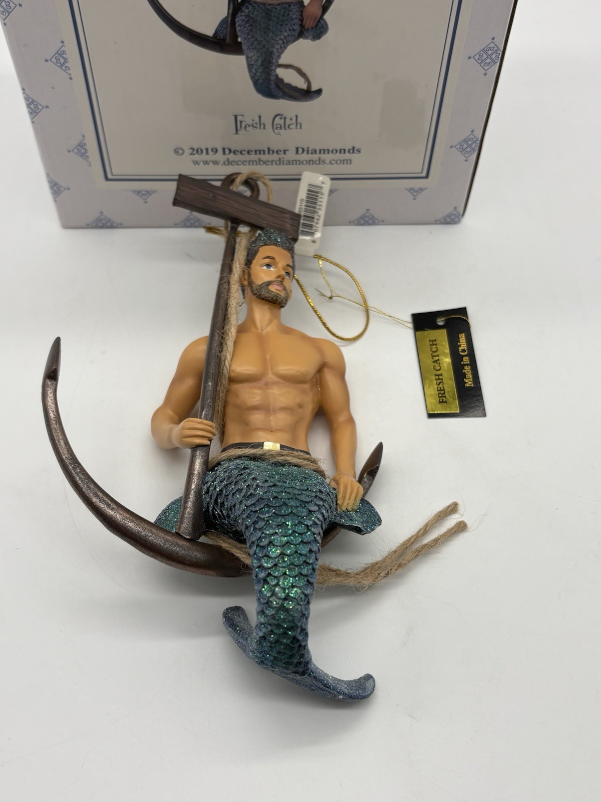 December Diamonds Fresh Catch Merman Ornament 5555115 New
