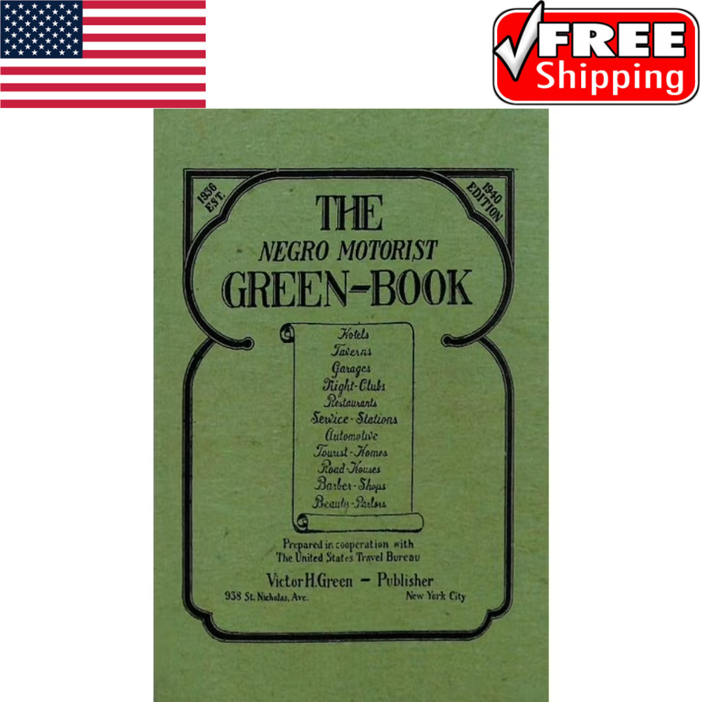 The Negro Motorist Green-Book Le Edition Travel Guide Original Paperback 52 Page