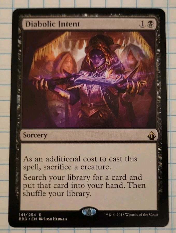 MTG - Diabolic Intent - Battlebond Regular 141 R BBD
