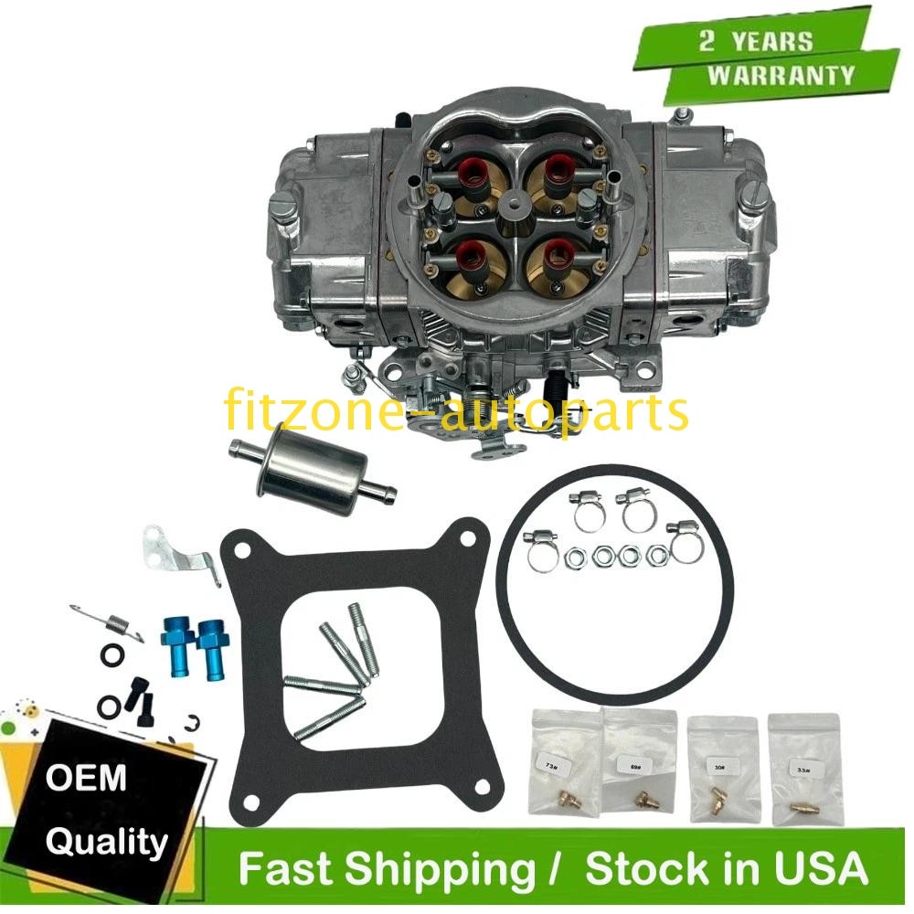 0-82751SA New 750 CFM Double Pumper Aluminum Street HP Carburetor 4 Barrel Carb