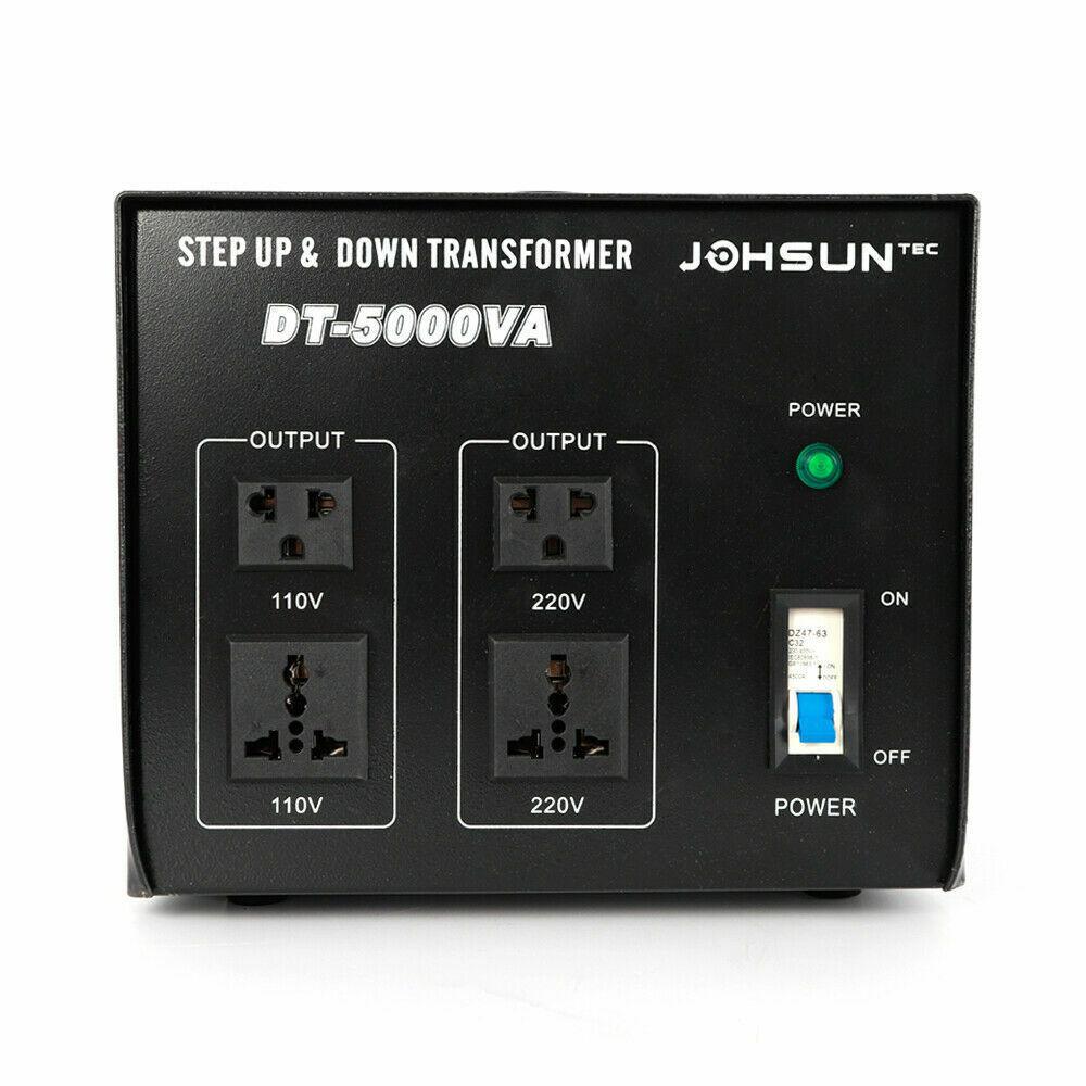 Heavy Duty 5000W/10000W Voltage Transformer Step Up/Down 110V to 220V Converter