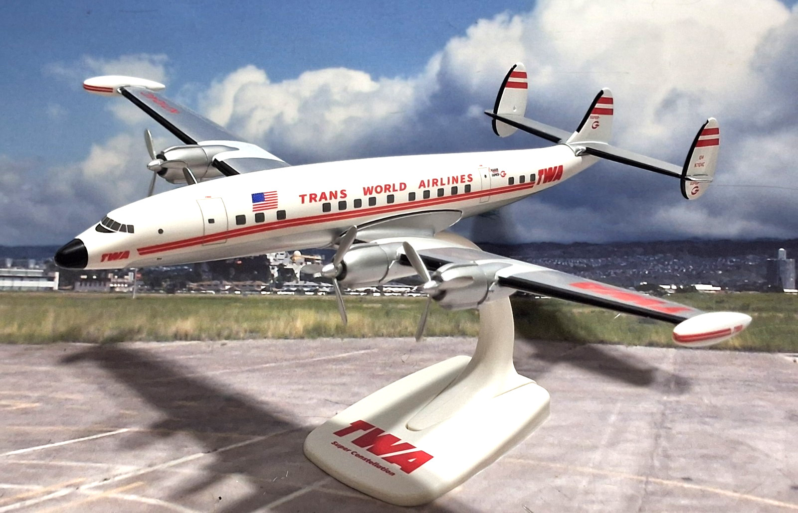 Trans World Airlines Lockheed L-1049G Constellation 1:125 VERY RARE