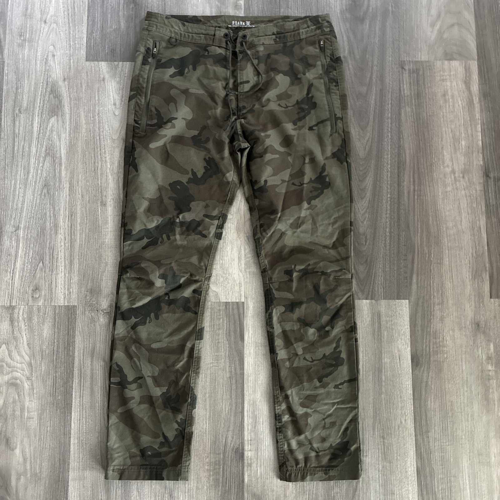 Roark Mens Layover Camo Pants Straight Leg Travel Stretch Sz 32 Roark Mens Layover Camo Pants Straight Leg Travel Stretch Sz 32