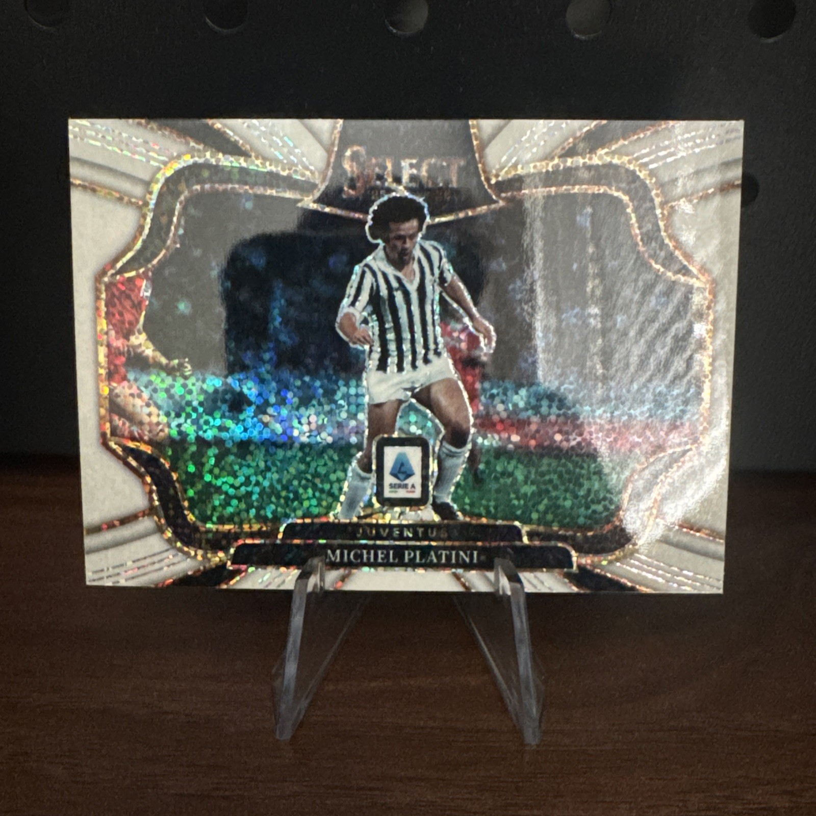 2025-26 Select Serie A Michel Platini  White Sparkle Prizm Juventus Ultra SSP