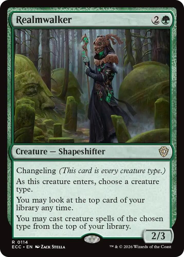 NM Realmwalker, MTG, Lorwyn Eclipsed, Magic the Gathering, 114