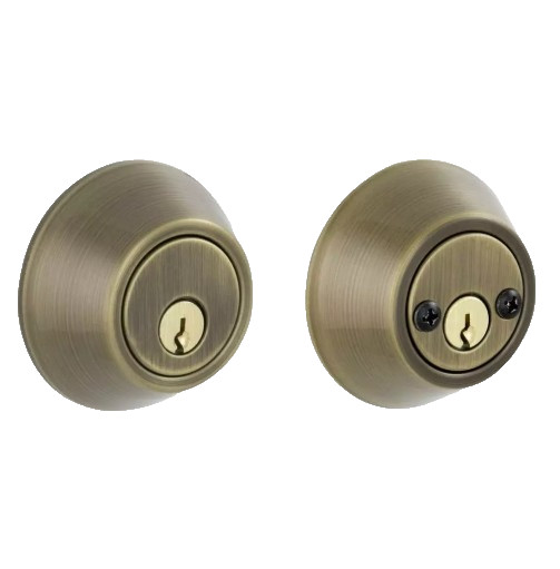 4 Cases Of Schlage VD62 V 609 Bright Brass Double Cylinder Deadbolt