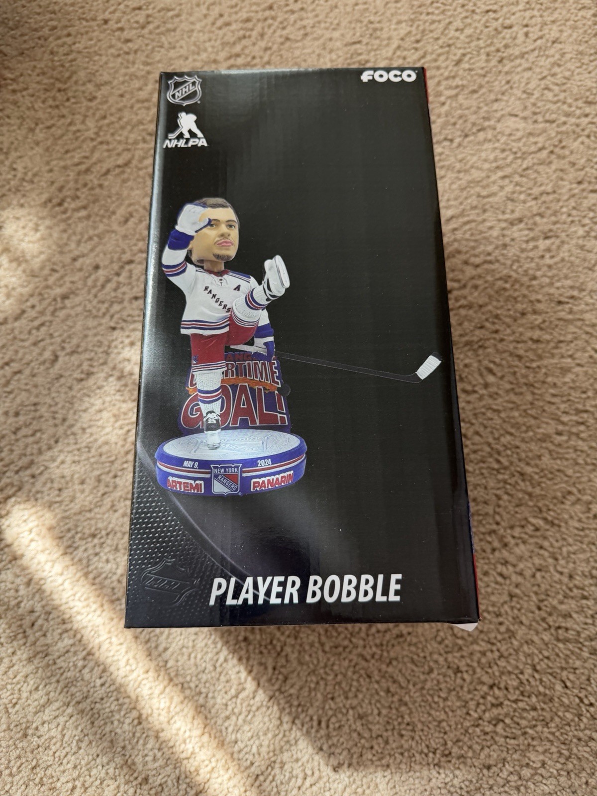 Artemi Panarin Foco Overtime Goal Bobblehead