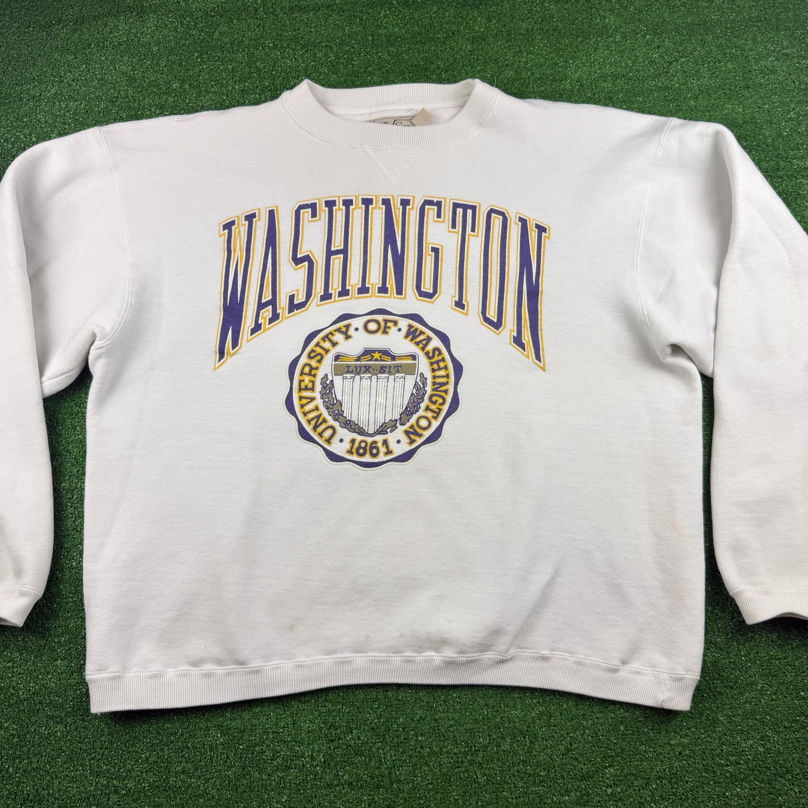 Vintage university of washington sweatshirt Huskies Seattle Galt Sand Size Large Vintage university of washington sweatshirt Huskies Seattle Galt Sand Size Large