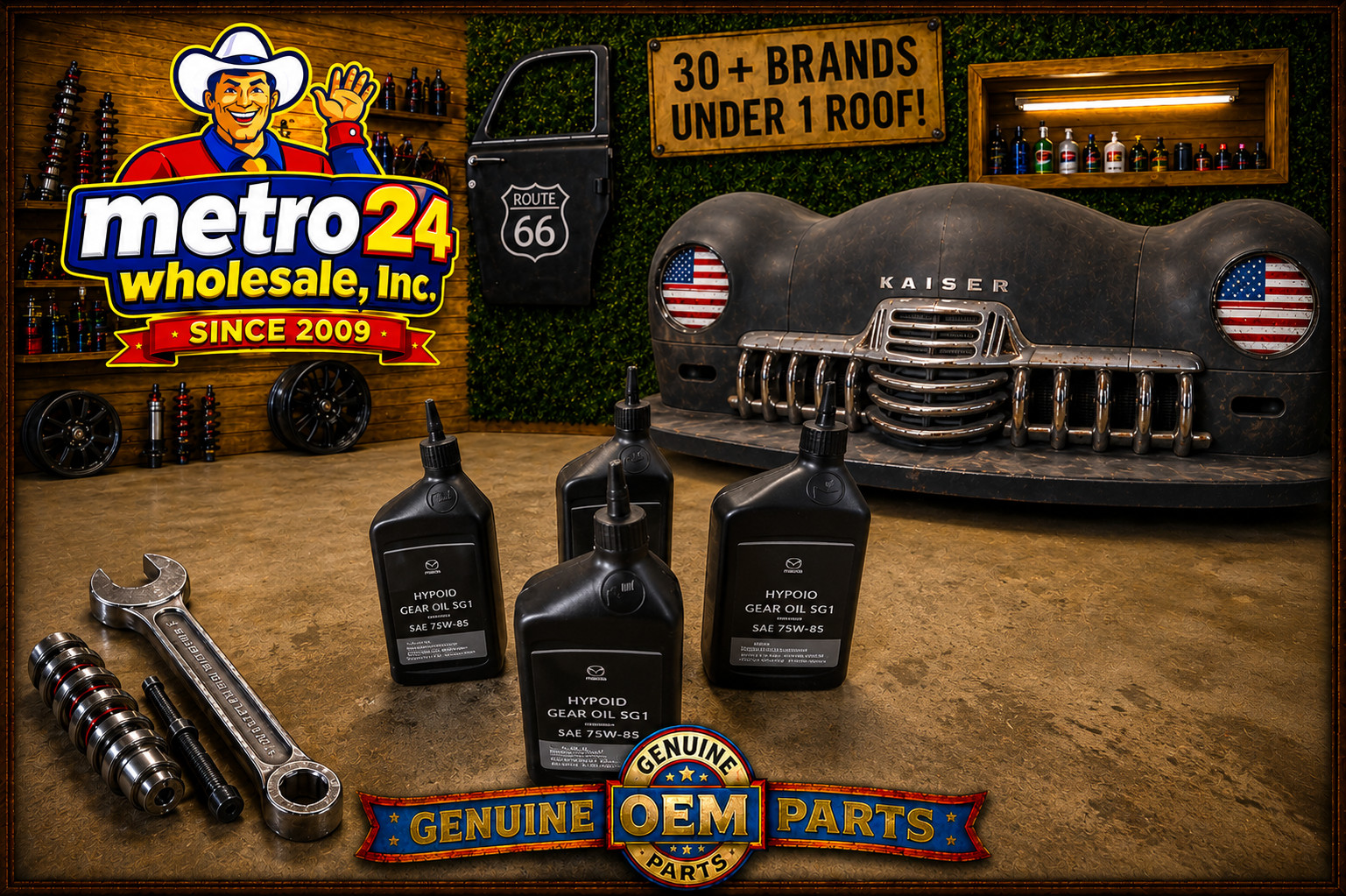 (4) genuine Mazda Hypoid Gear Oil SG1 SAE 75W-85 000077SG1QT same as dealer