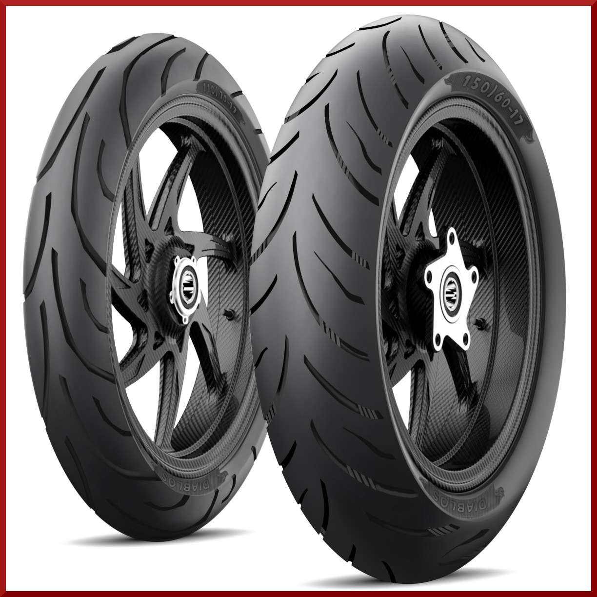 Roadmax 150/60-17 + 110/70-17  (75H) Motorcycle Tire SET (1Front + 1Rear) NEW
