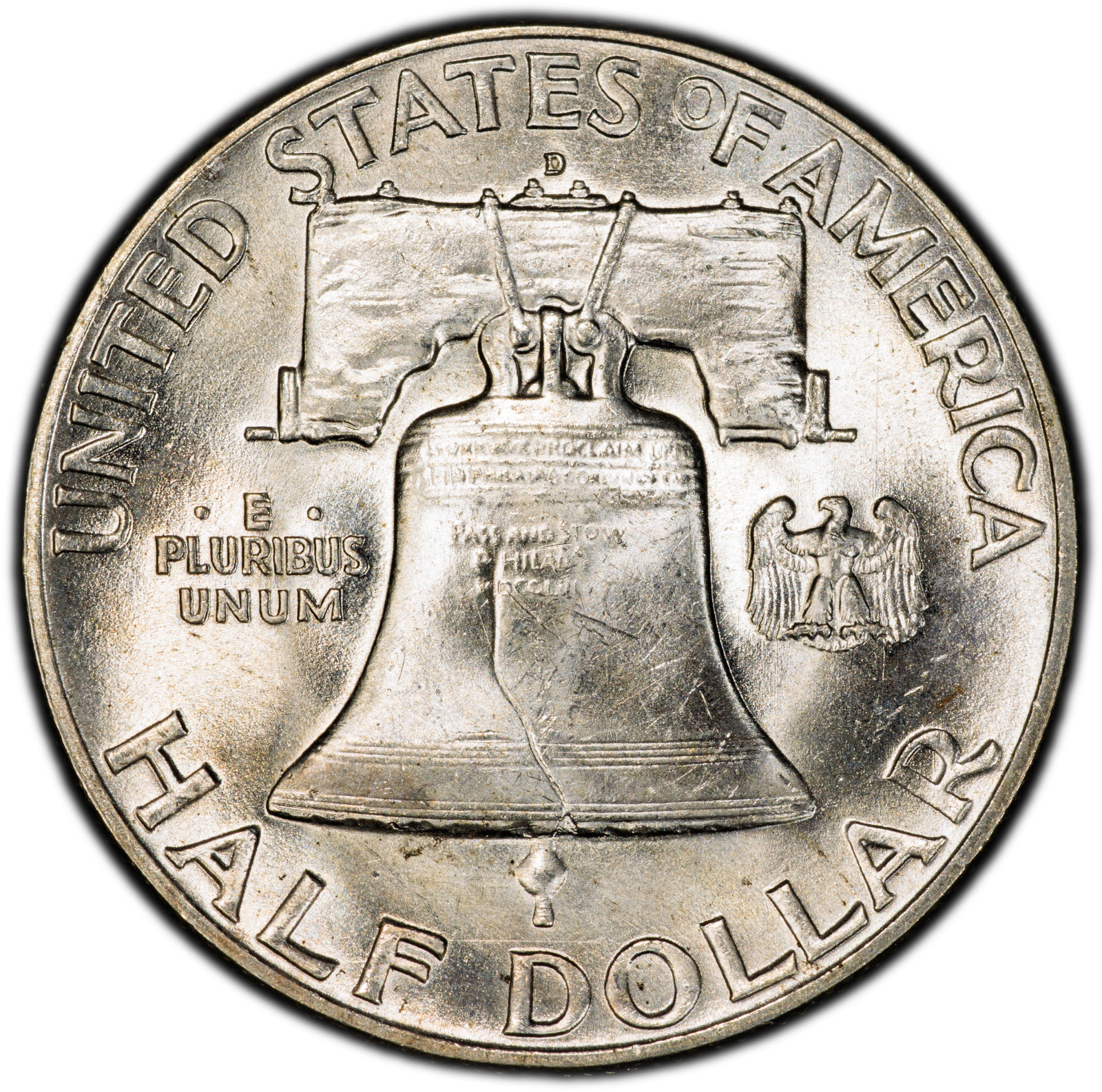 1949-D PCGS MS64 FBL Franklin Half Dollar w/ Very Strong Strike & Nice Luster