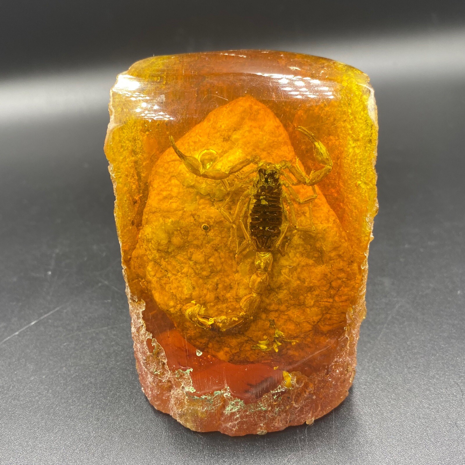 Beautiful Genuine Rare Find Baltic phenolic Amber With Scorpion Inside