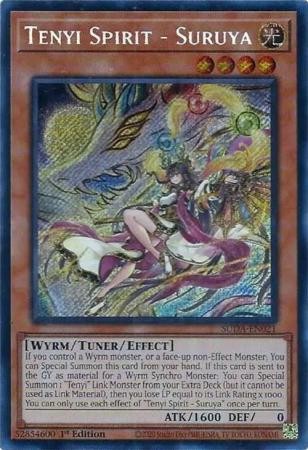 Yugioh Tenyi Spirit - Suruya - SUDA-EN021 - Secret Rare - 1st Edition Near Mint