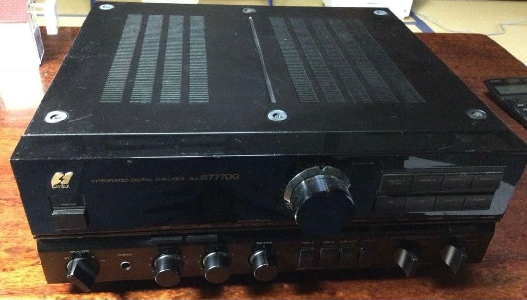 SANSUI AU-α777DG Alpha Integrated Amplifier Remote Serviced Fully Working Japan