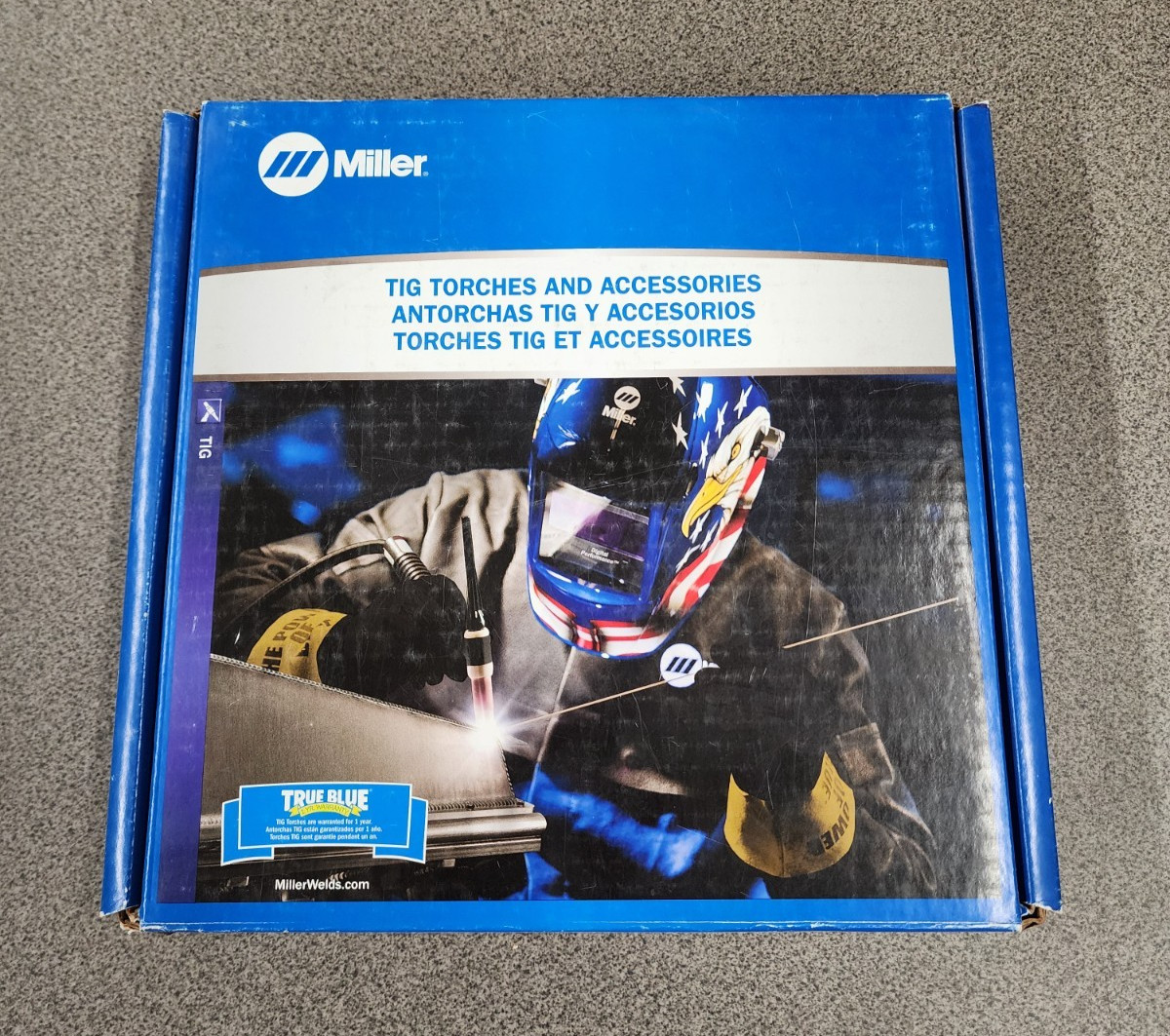 Miller Electric 45V03rr Power Cable, 12.5Ft (3.8M), Braided Rubber