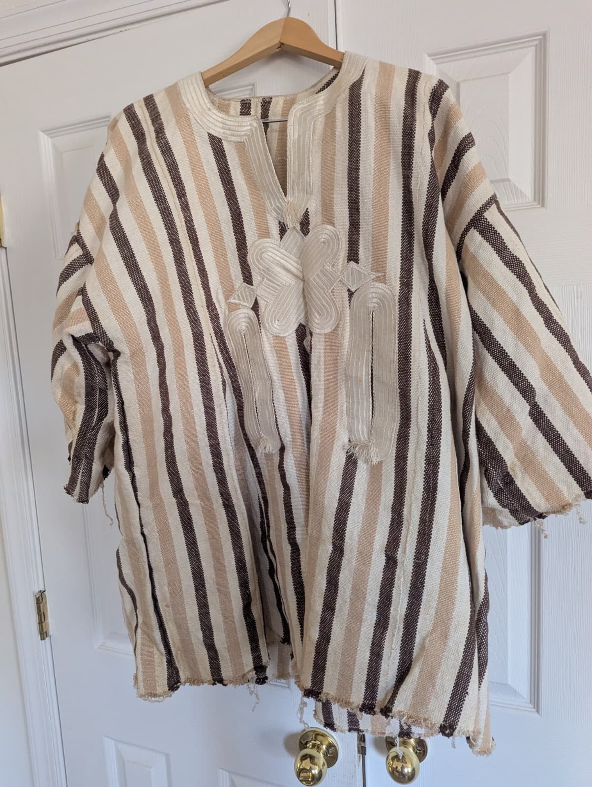 Vintage Sierra Leone Mende Country Cloth Hand Woven Robe Vintage Sierra Leone Mende Country Cloth Hand Woven Robe