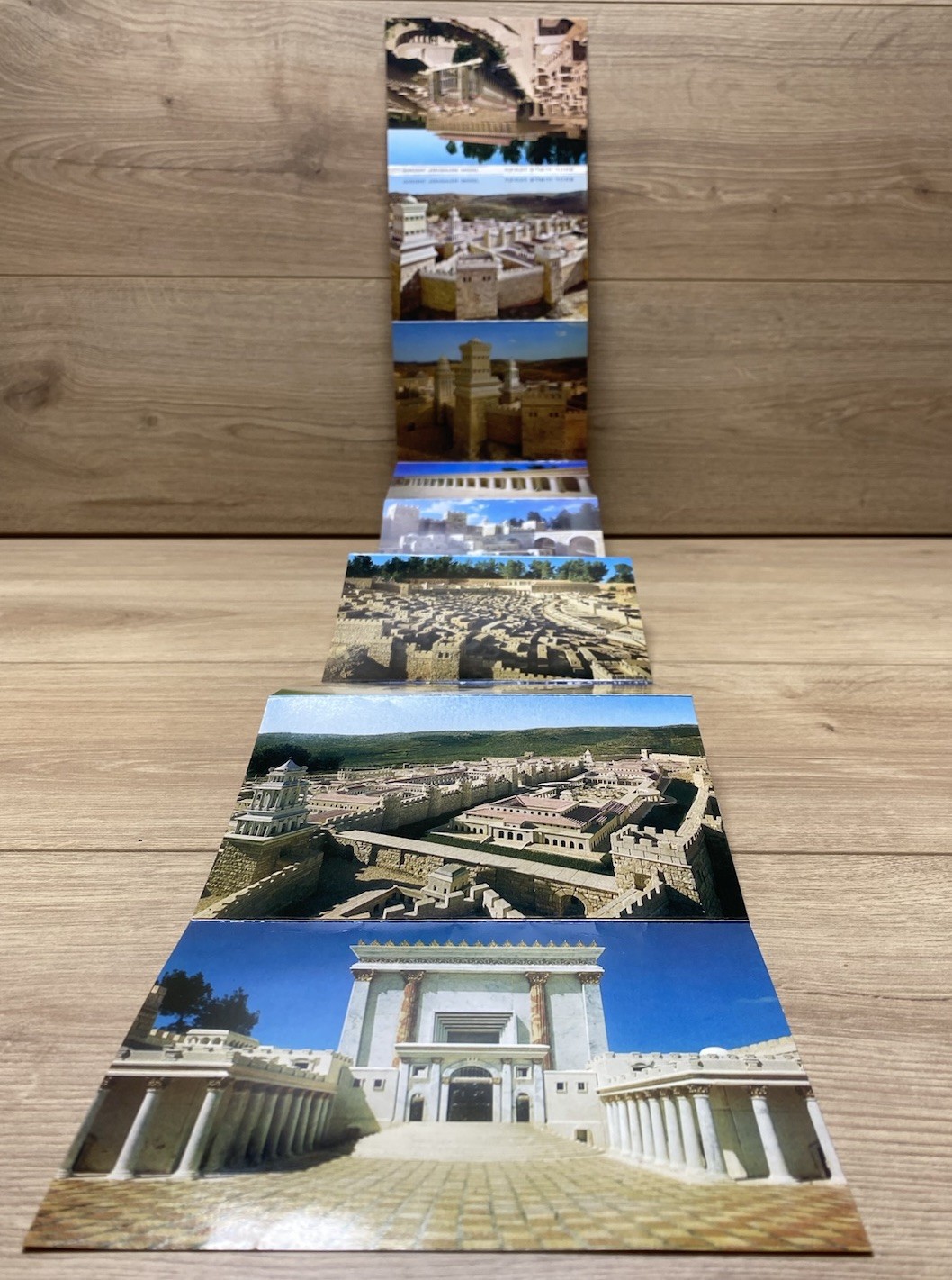 Vintage Jerusalem Israel Postcard Booklet Palphot Accordion Fold Unposted Vintage Jerusalem Israel Postcard Booklet Palphot Accordion Fold Unposted