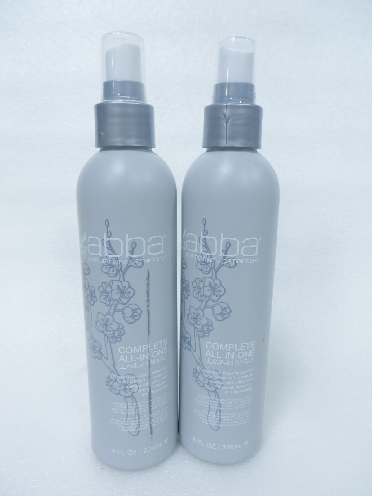 ABBA COMPLETE ALL-IN-ONE LEAVE-IN SPRAY 8 OZ (Lot of 2) ABBA COMPLETE ALL-IN-ONE LEAVE-IN SPRAY 8 OZ (Lot of 2)