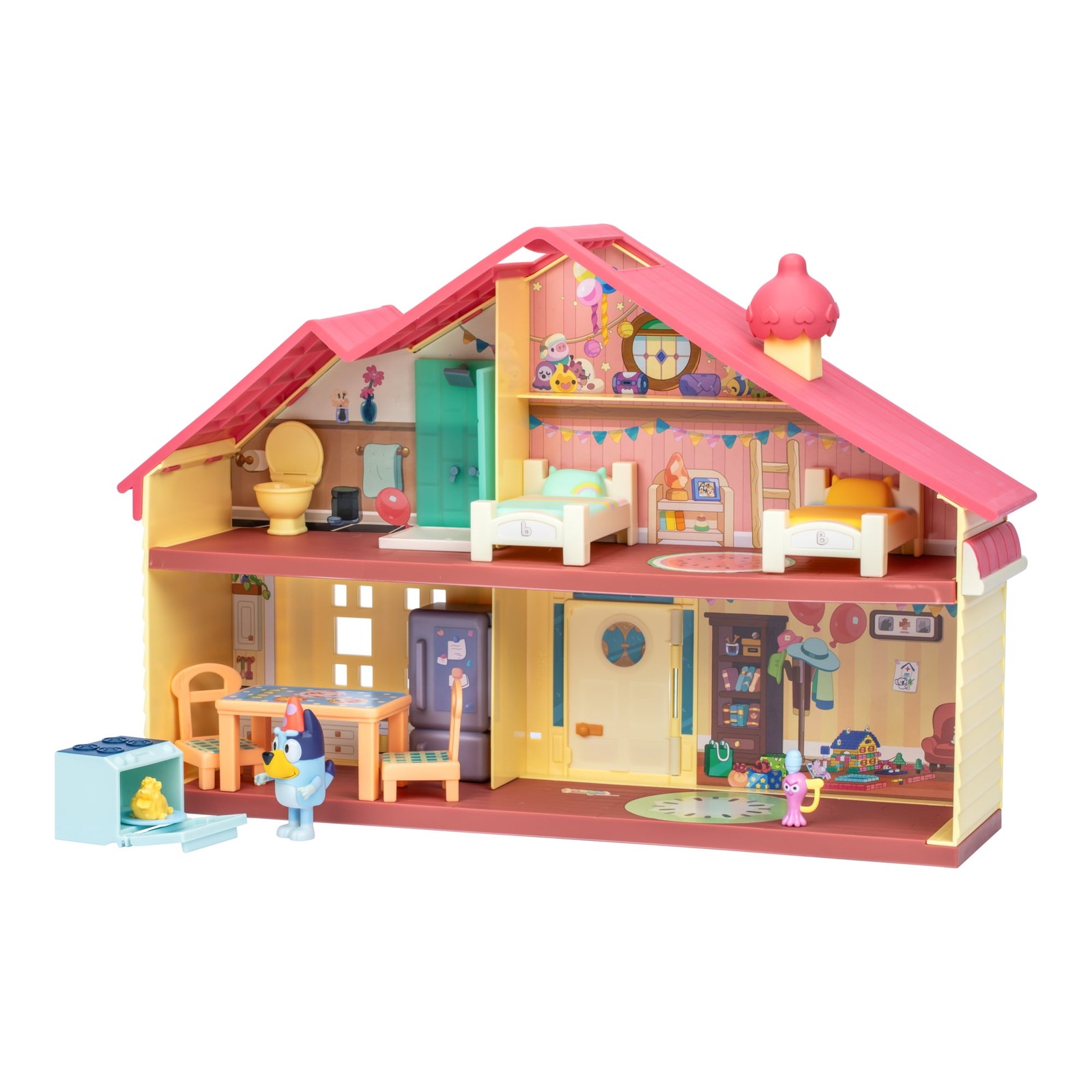 Bluey\'s Celebration Home, Celebrate Bluey\'s Birthday with 11 Play Pieces Bluey\'s Celebration Home, Celebrate Bluey\'s Birthday with 11 Play Pieces