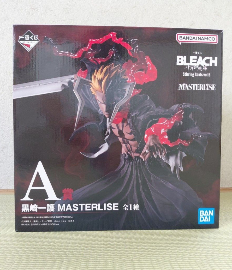 BLEACH Ichiban Kuji Ichigo Kurosaki Figure Prize A Bandai MASTERLISE Anime 2026