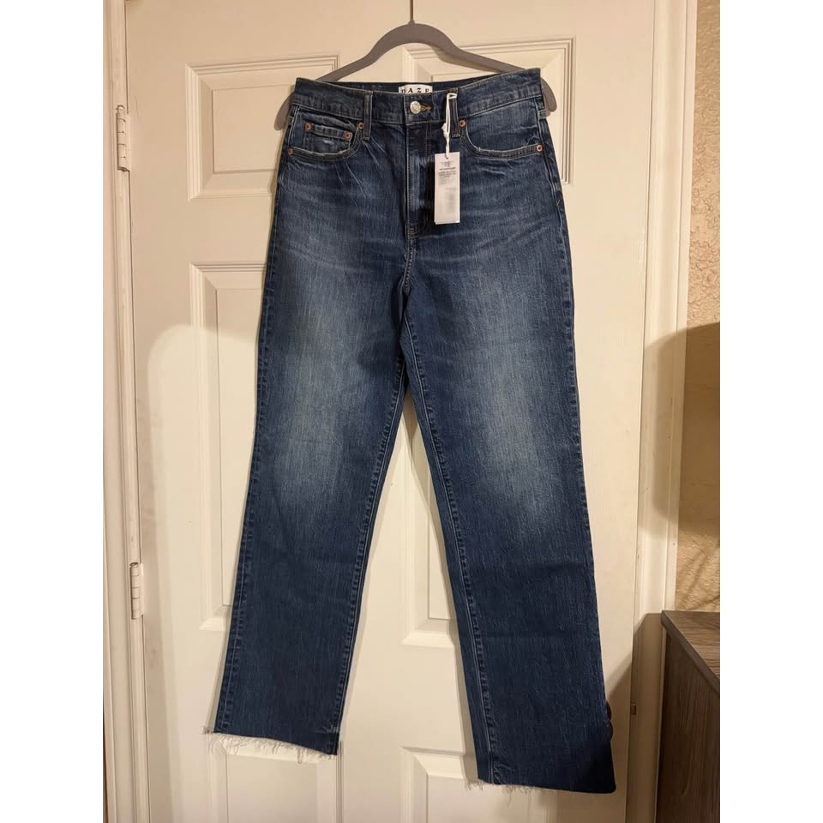NWT DAZE Denim Sundaze High Rise Vintage Straight Jeans Authentic Size 27