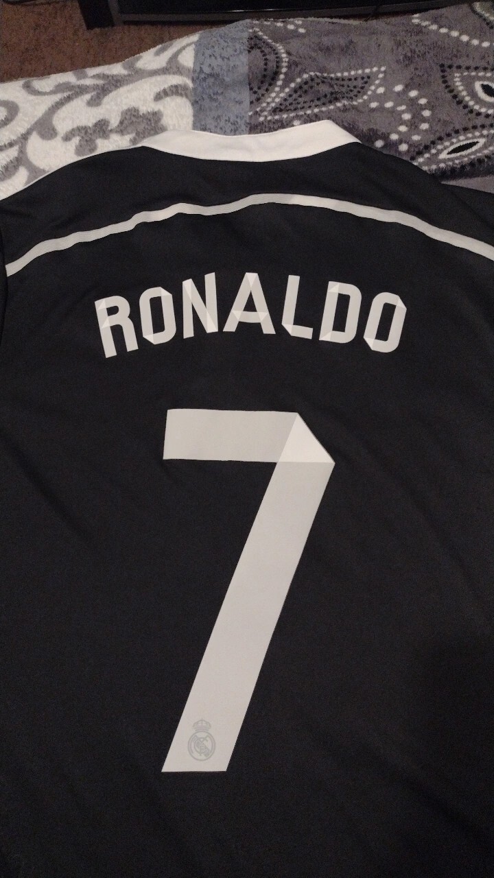 Adidas 2014-2015 Real Madrid x Yohji Yamamoto Cristiano Ronaldo Third Kit Jersey